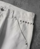  01.26.24 - VTG PUNK WIDE DENIM PANTS - TENORAS 