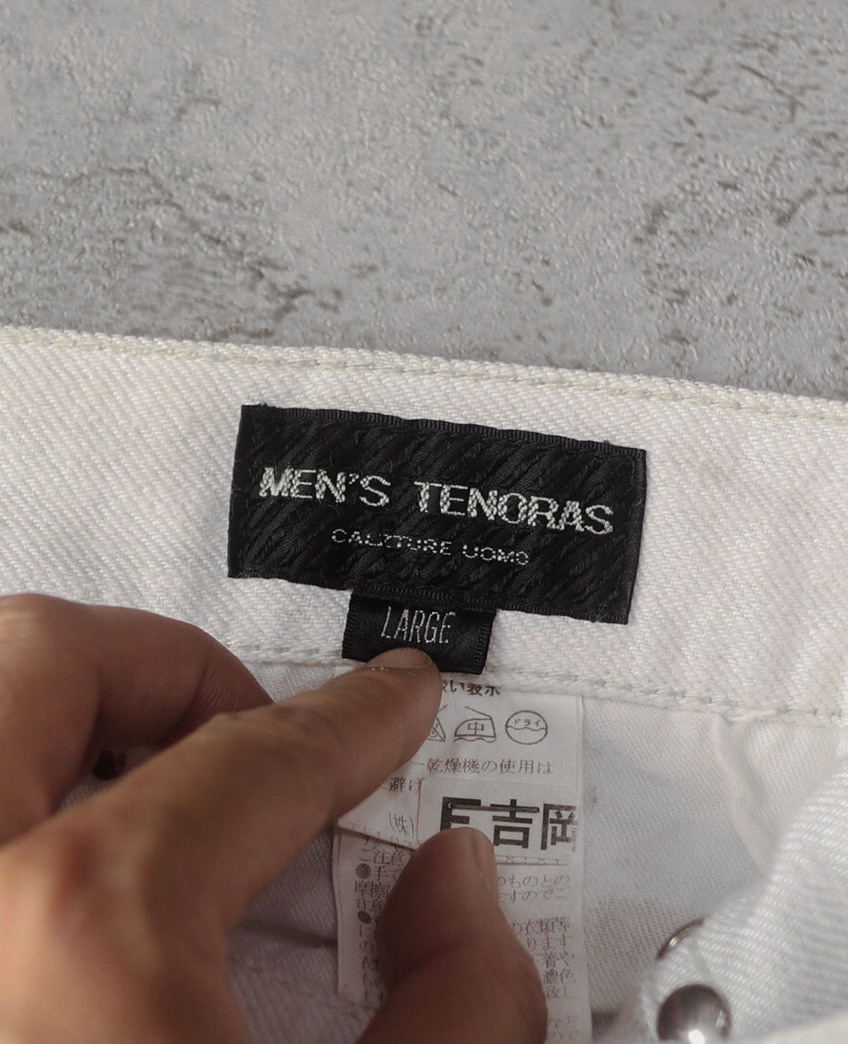  01.26.24 - VTG PUNK WIDE DENIM PANTS - TENORAS 