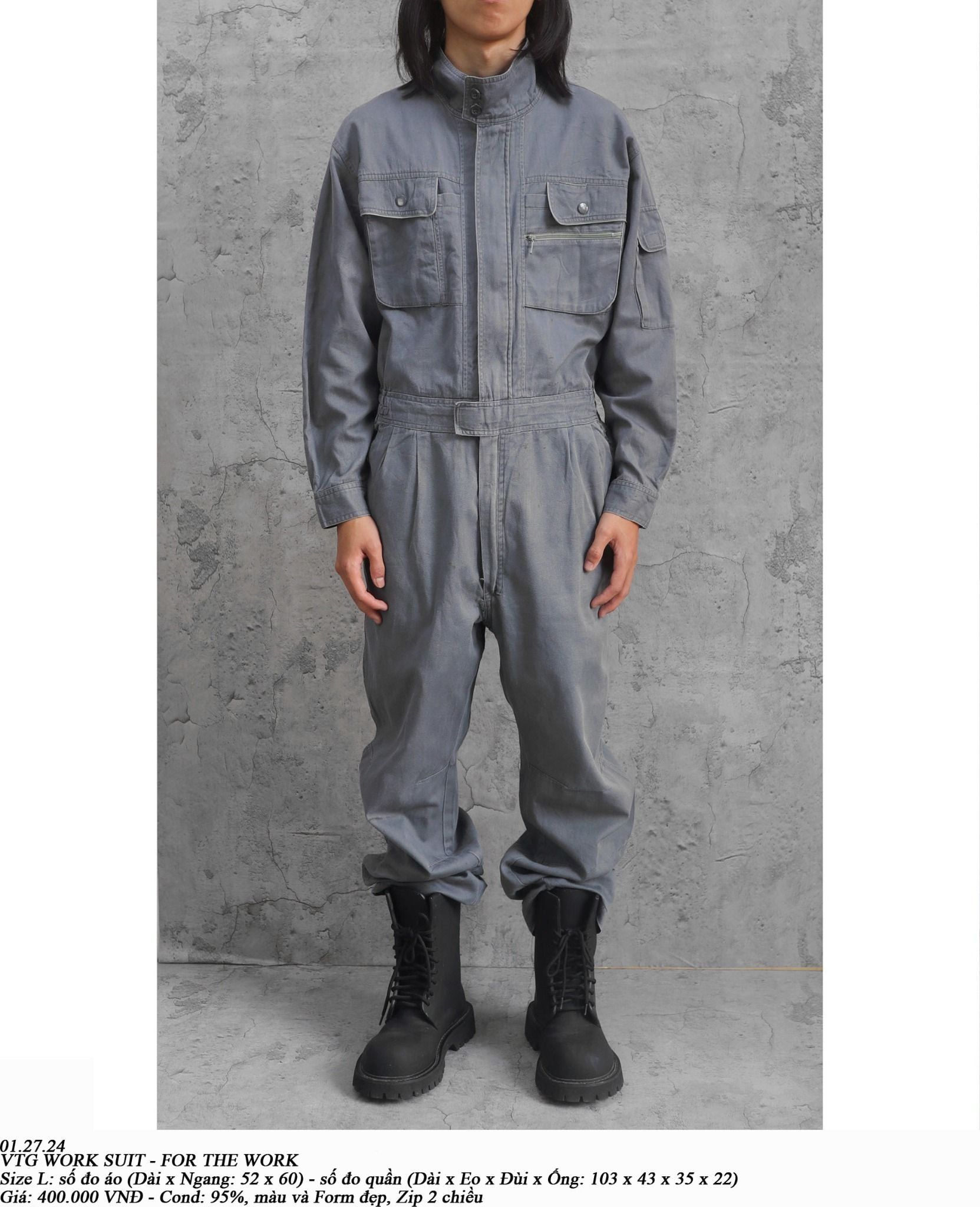  01.27.24 - VTG WORK SUIT - FOR THE WORK 