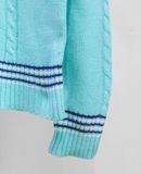 09.24.24 - VTG CROPPED KNIT SWEATSHIRT - JOCHIC 