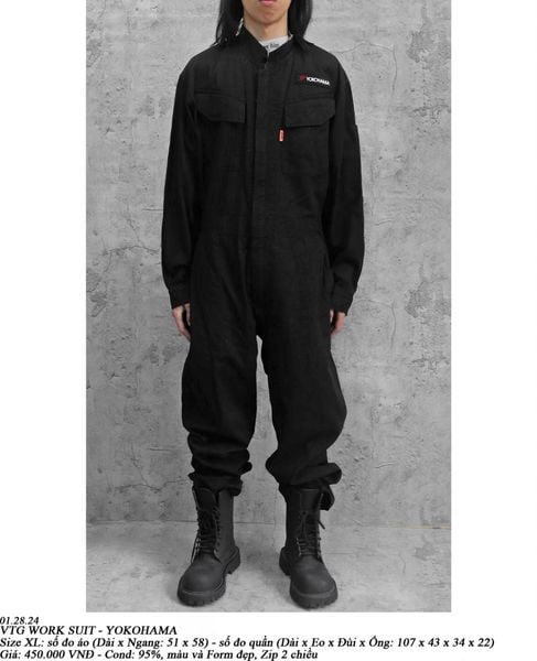 01.28.24 - VTG WORK SUIT - YOKOHAMA 