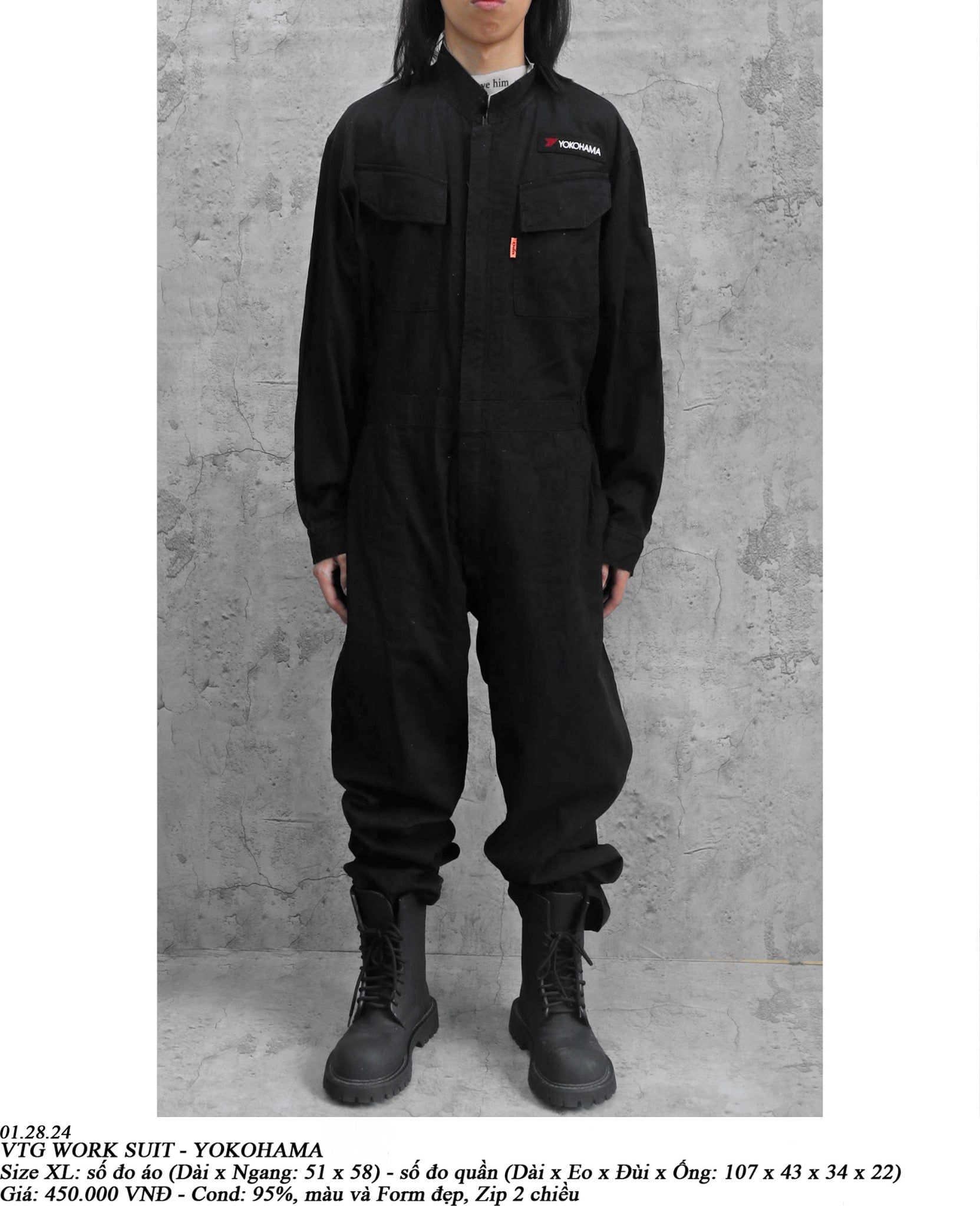  01.28.24 - VTG WORK SUIT - YOKOHAMA 
