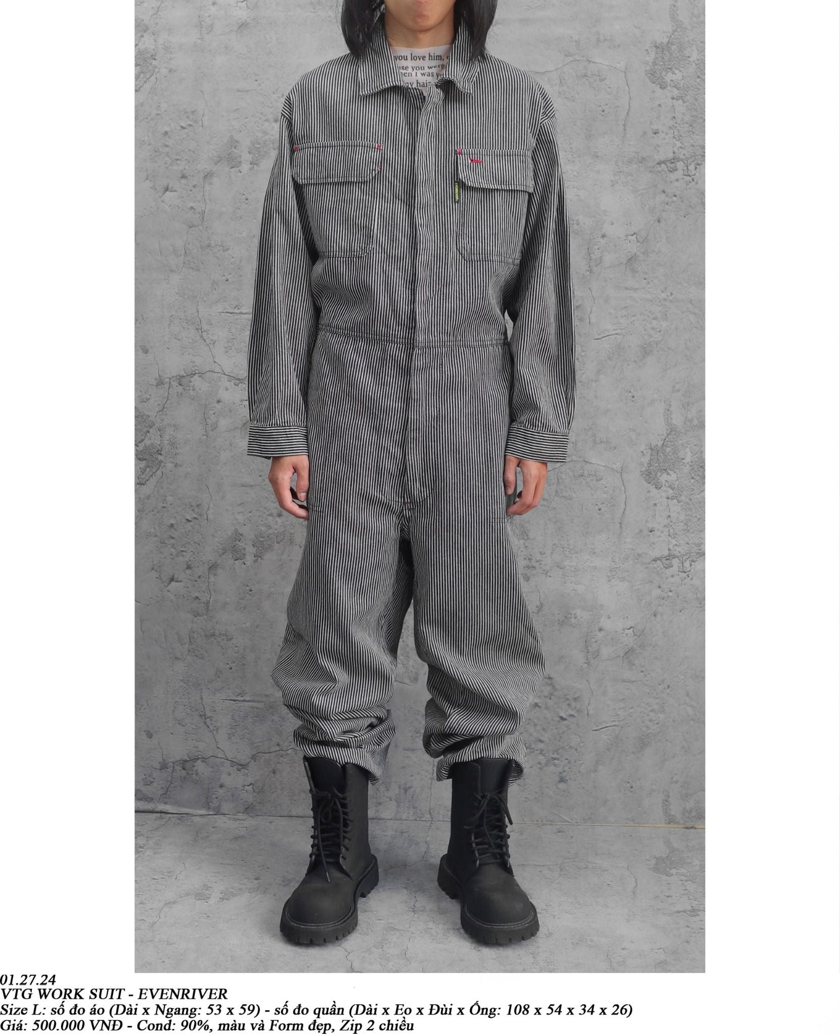  01.27.24 - VTG WORK SUIT - EVEN RIVER 