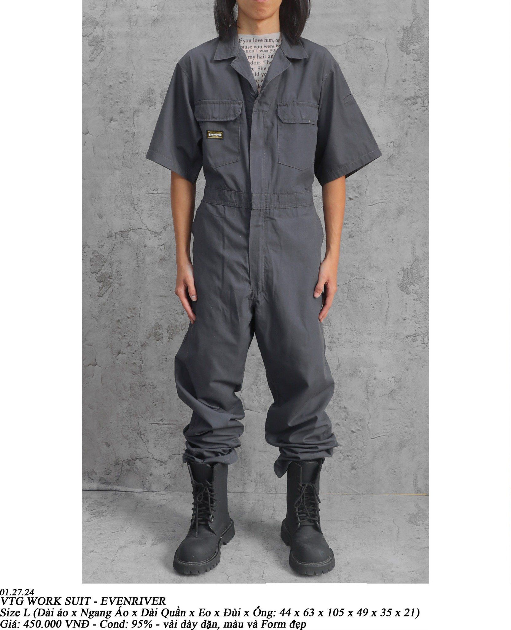  01.27.24 - VTG WORK SUIT - EVEN RIVER 