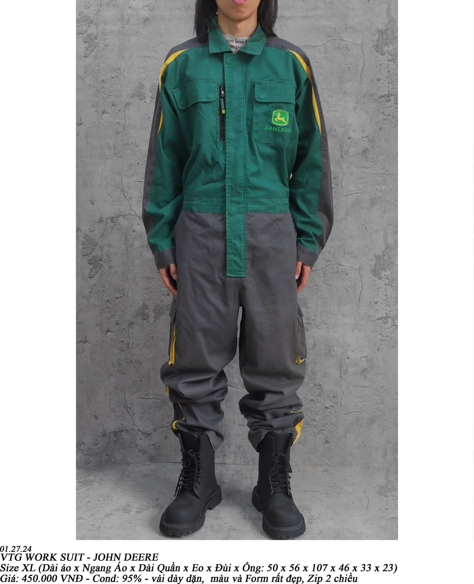  01.27.24 - VTG WORK SUIT - JOHN DEERE 
