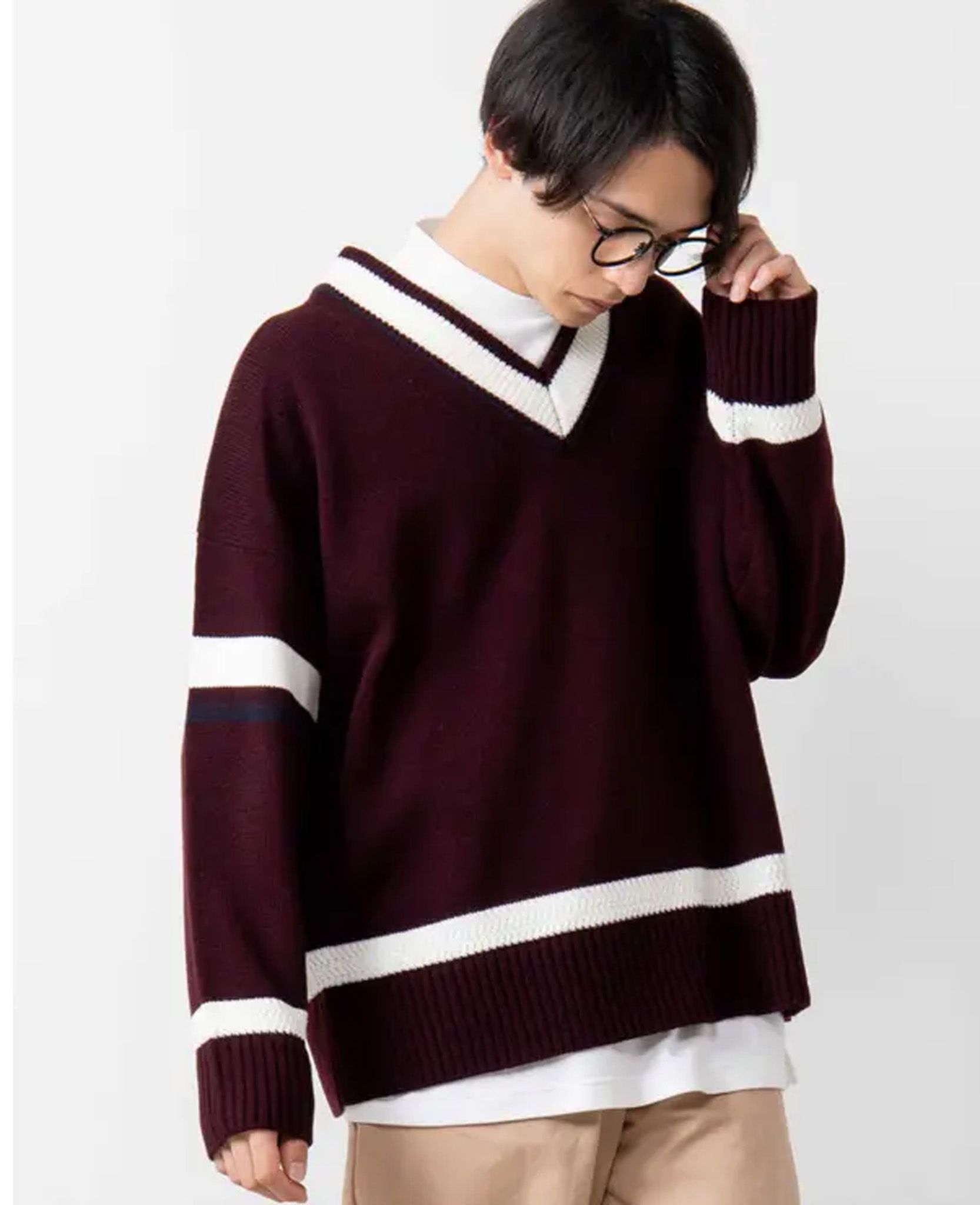  09.24.24 - VTG OVERSIZED KNIT SWEATSHIRT - WEGO 