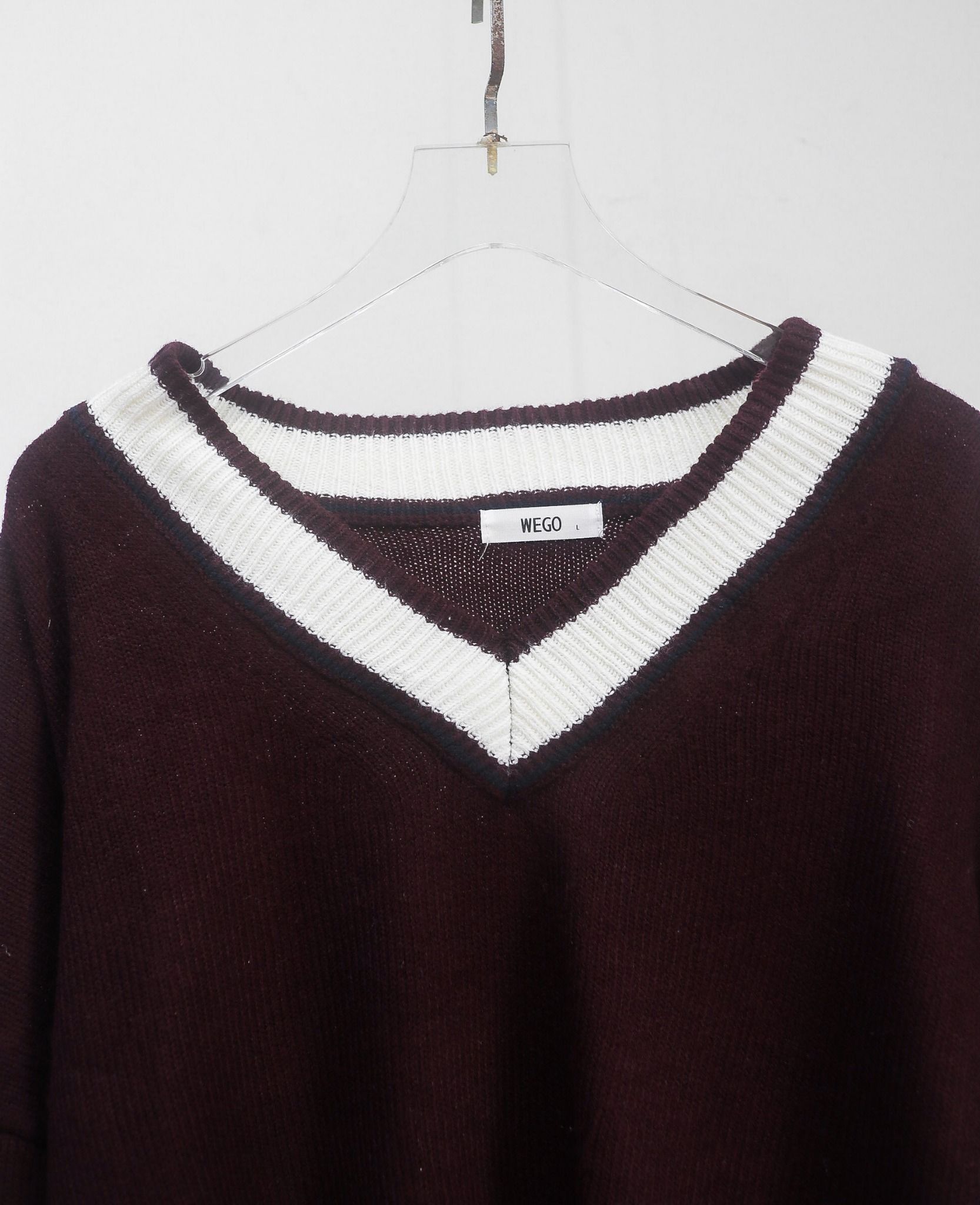  09.24.24 - VTG OVERSIZED KNIT SWEATSHIRT - WEGO 
