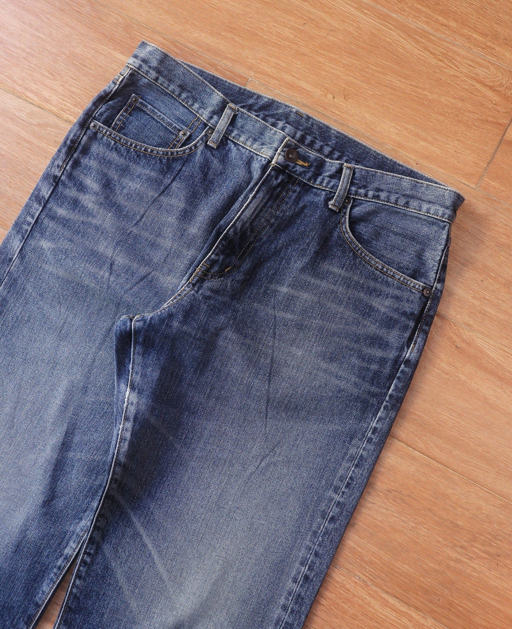  09.25.24 - VTG RELAXED FIT DENIM PANTS - UNIQLO 