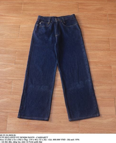  09.25.24 - VTG RELAXED FIT DENIM PANTS - CARHARTT 