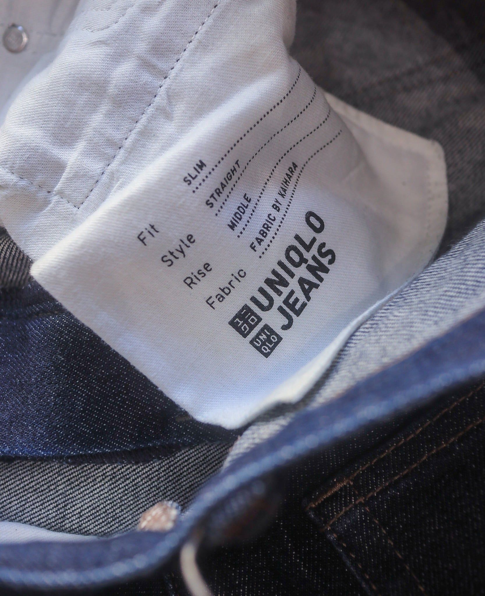  09.25.24 - VTG STRAIGHT FIT SELVEDGE DENIM PANTS - UNIQLO 