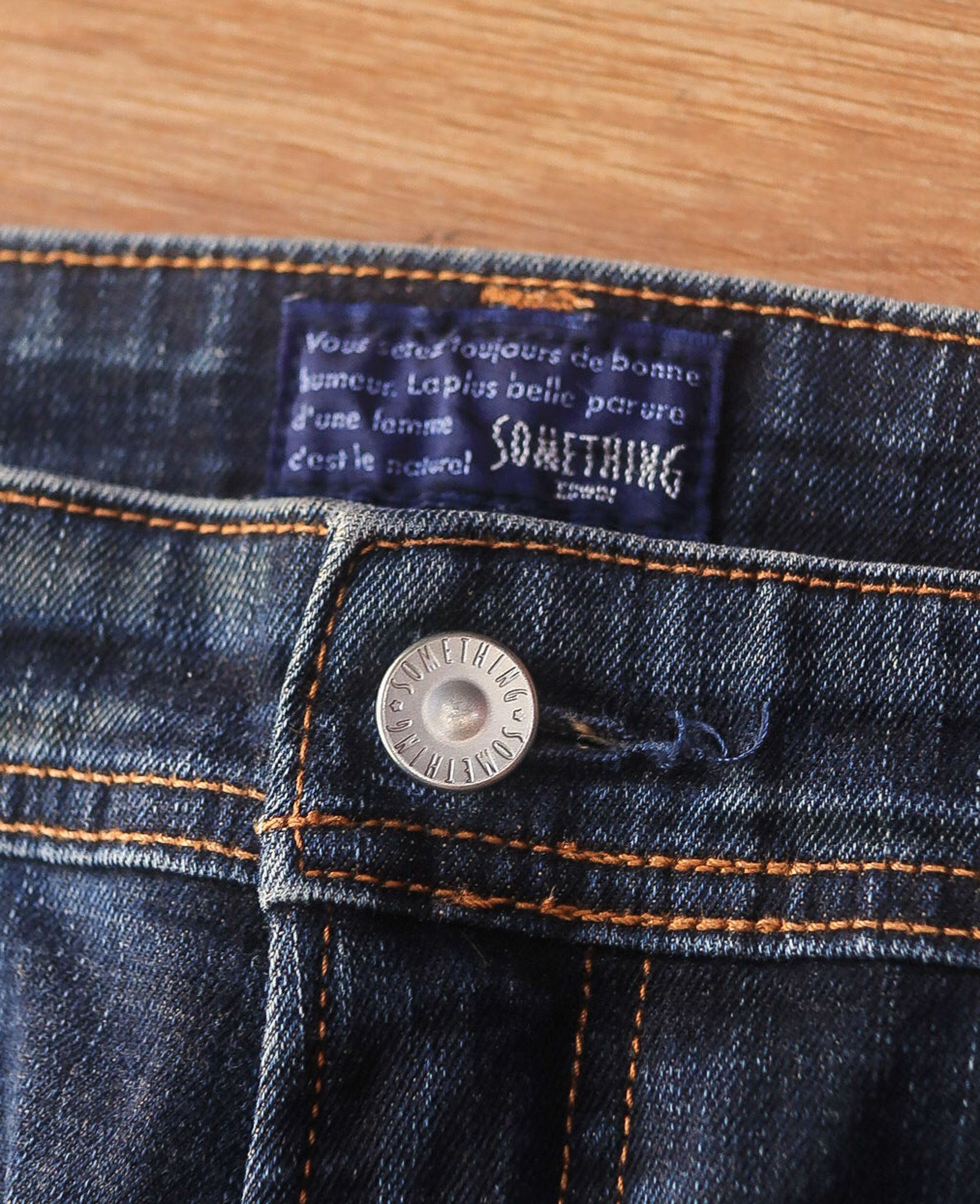  09.25.24 - VTG FLARED DENIM PANTS - SOMETHING EDWIN 