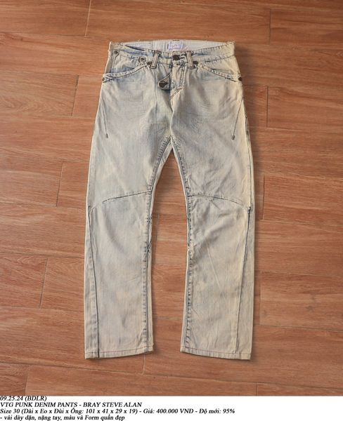  09.25.24 - VTG PUNK DENIM PANTS - BRAY STEVE ALAN 