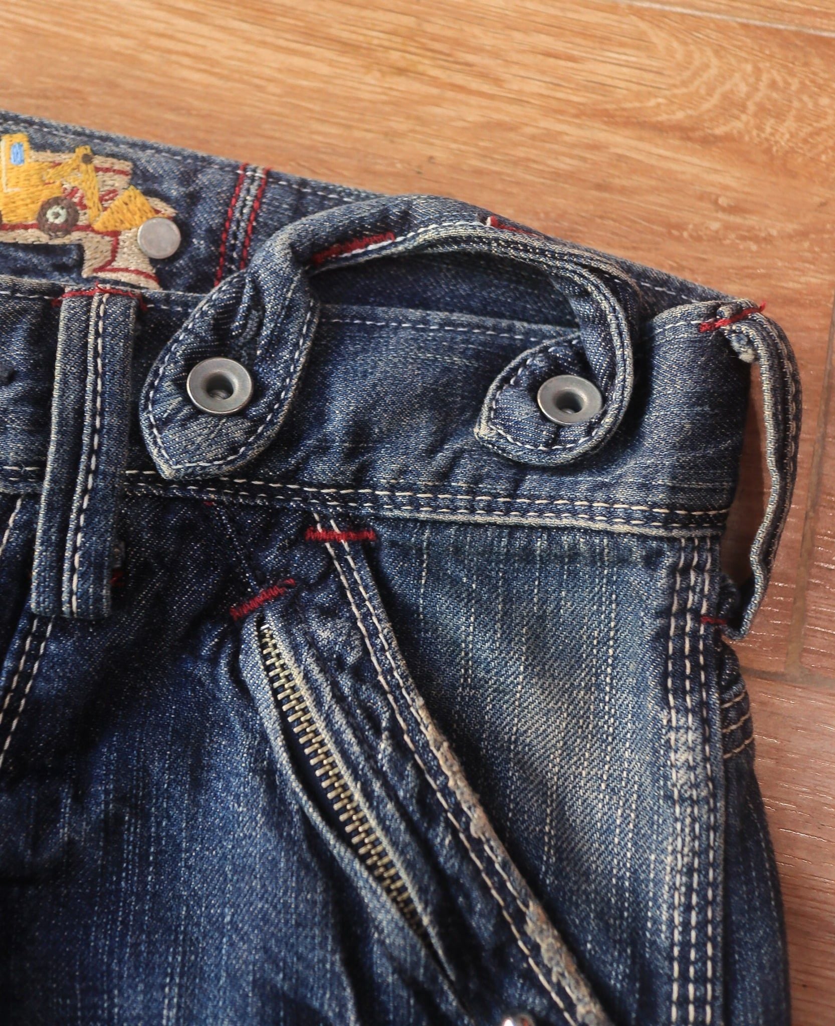  09.25.24 - VTG PUNK DENIM PANTS - LIBERTO XXX 