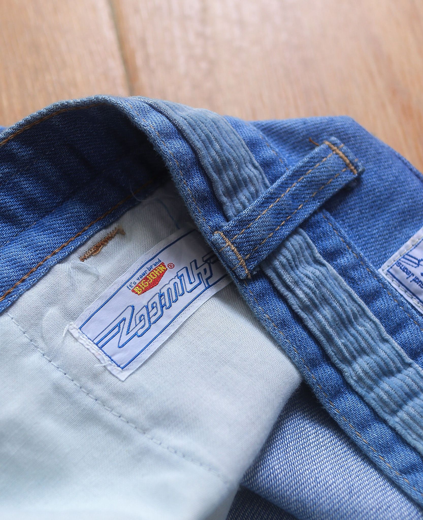  09.27.24 - VTG WIDE FIT DENIM PANTS - BIG JOHN ZOOM UP 