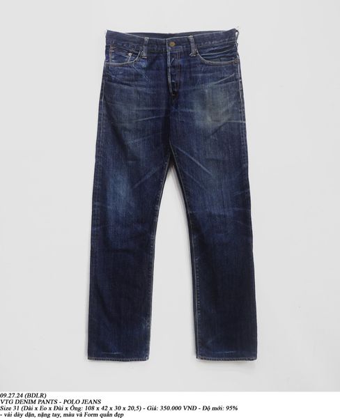  09.27.24 - VTG DENIM PANTS - POLO JEANS 