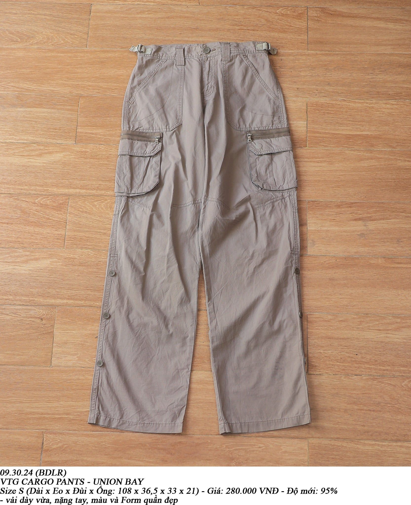  09.30.24 - VTG CARGO PANTS - UNION BAY 