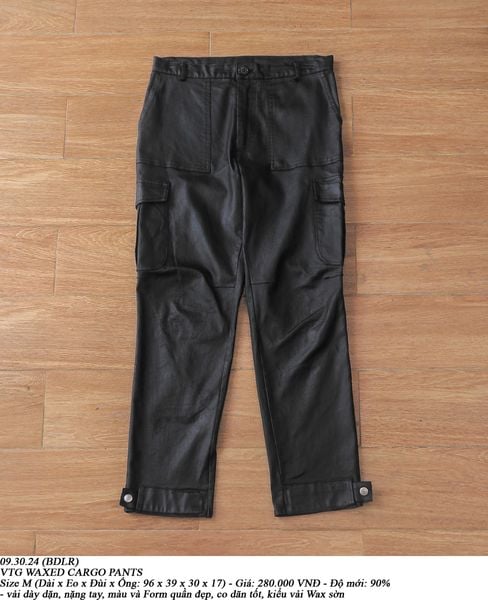  09.30.24 - VTG WAXED CARGO PANTS 