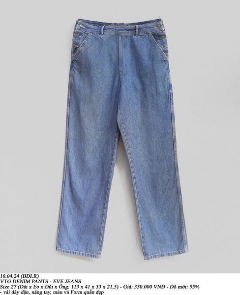  10.04.24 - VTG DENIM PANTS - EVE JEANS 