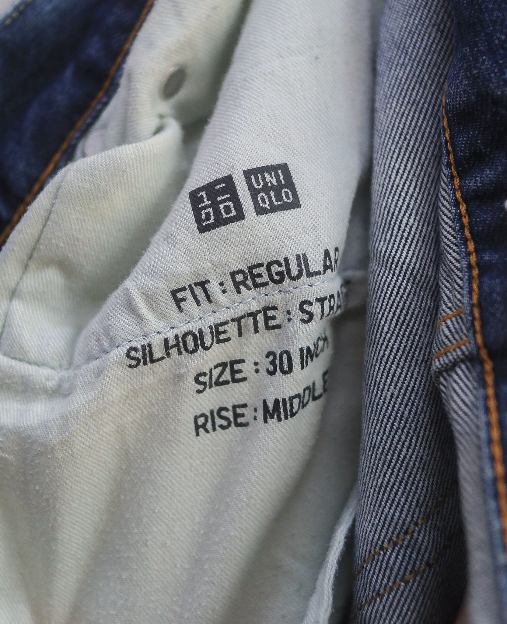  10.04.24 - VTG SELVEDGE DENIM PANTS - UNIQLO 