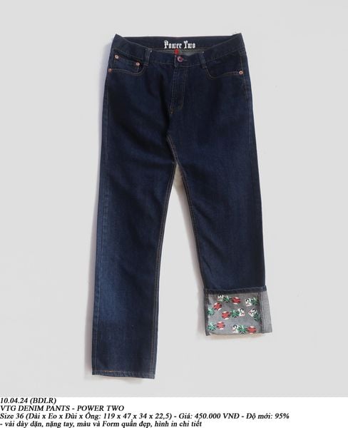  10.04.24 - VTG DENIM PANTS - POWER TWO 