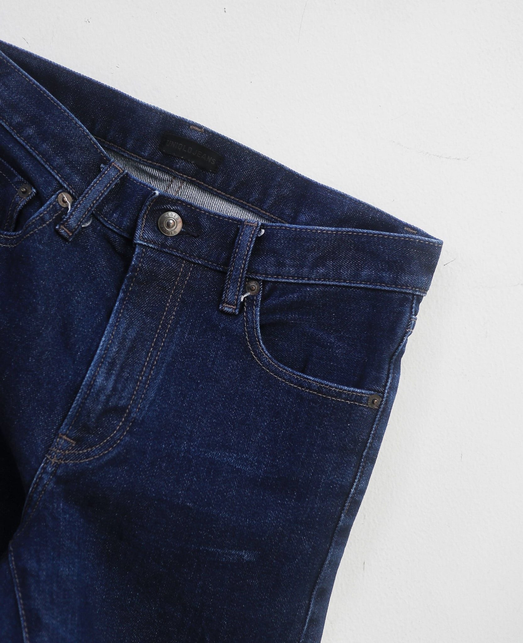  10.04.24 - VTG SELVEDGE SLIM FIT DENIM PANTS - UNIQLO 