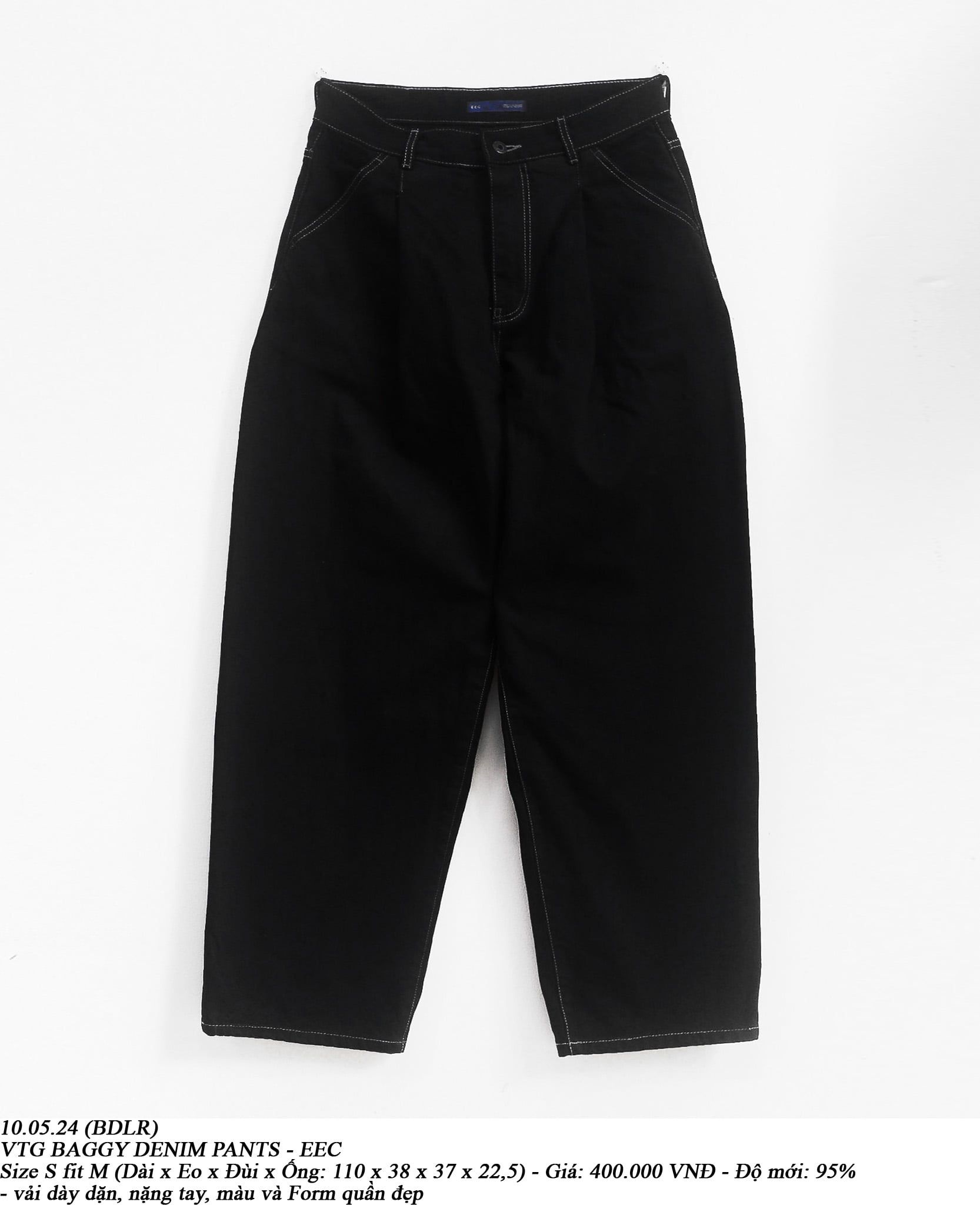  10.05.24 - VTG BAGGY DENIM PANTS - EEC 