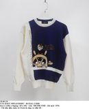  10.06.24 - VTG KNIT SWEATSHIRT - ROYAL CORK 