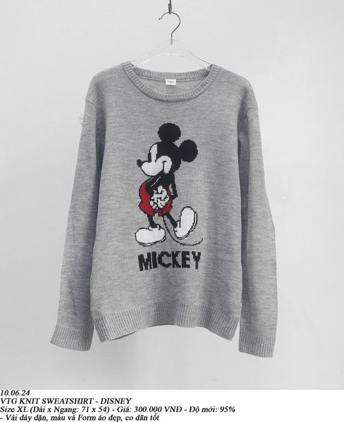  10.06.24 - VTG KNIT SWEATSHIRT - DISNEY 