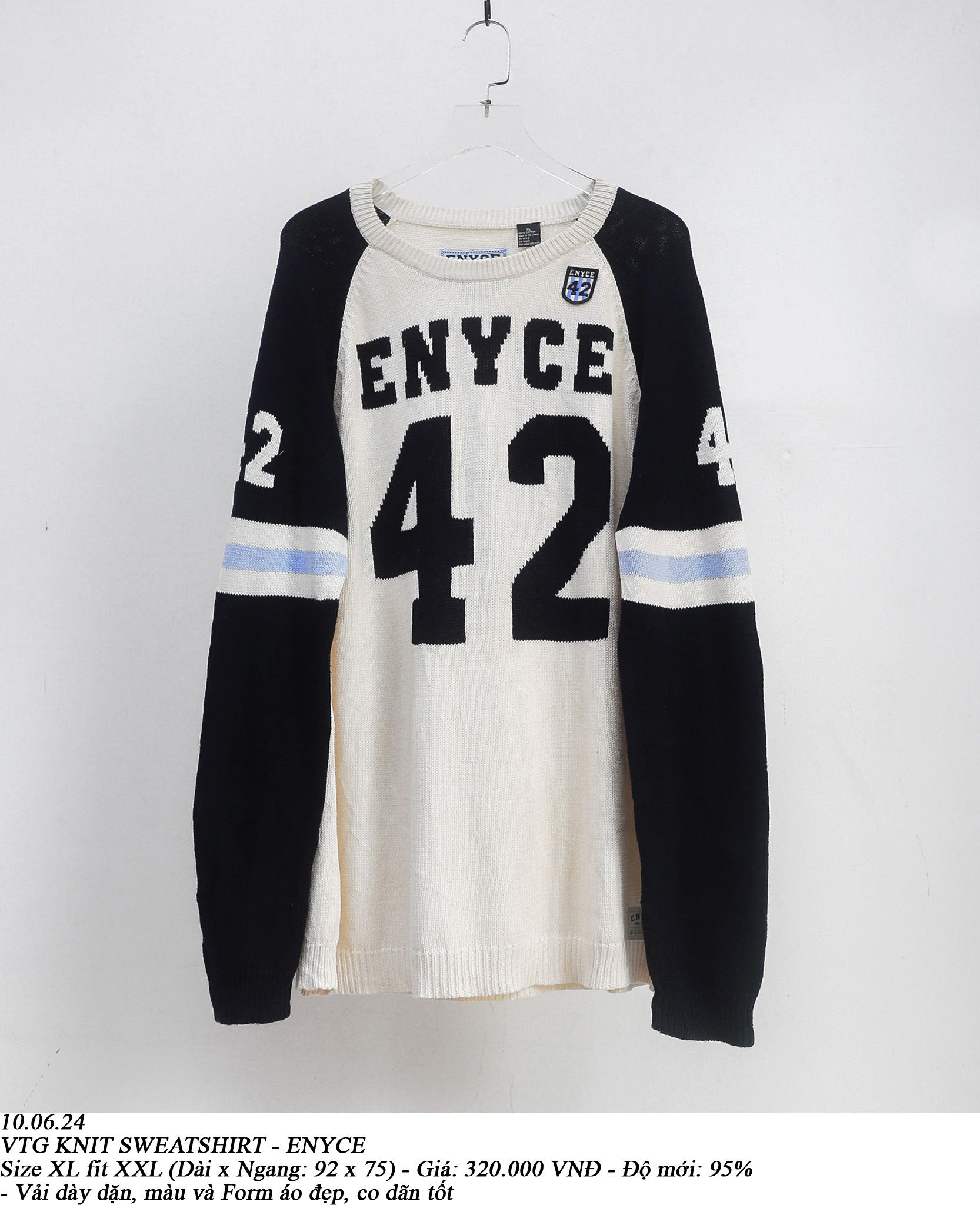  10.06.24 - VTG KNIT SWEATSHIRT - ENYCE 