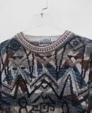  10.06.24 - VTG KNIT SWEATSHIRT - COLLEGE by MARCAZZANI 