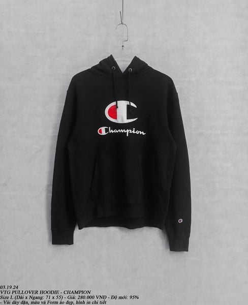  03.19.24 - VTG PULLOVER HOODIE - CHAMPION 