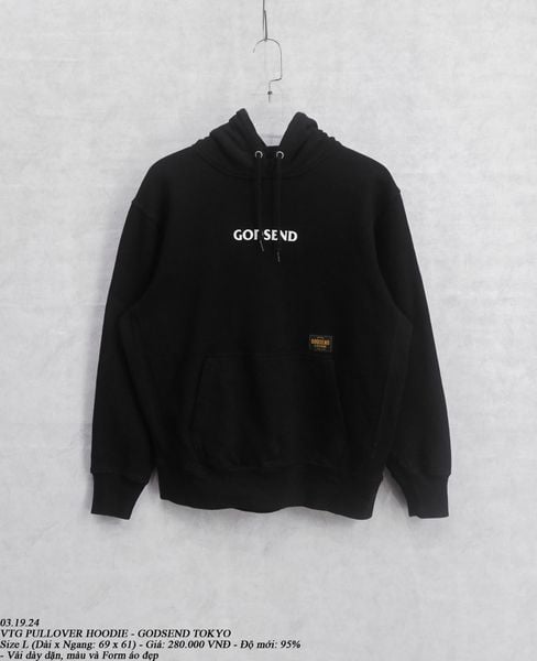  03.19.24 - VTG PULLOVER HOODIE - GODSENT TOKYO 