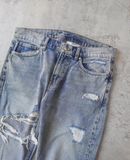  10.09.24 - VTG DESTROYED DENIM PANTS - H&M DIVIDED 