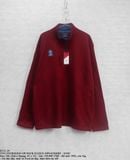  03.21.24 - VTG OVERSIZED ZIP NECK FLEECE SWEATSHIRT - IZOD 