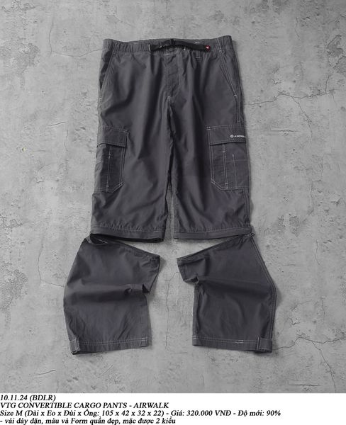  10.11.24 - VTG CONVERTIBLE CARGO PANTS - AIRWALK 