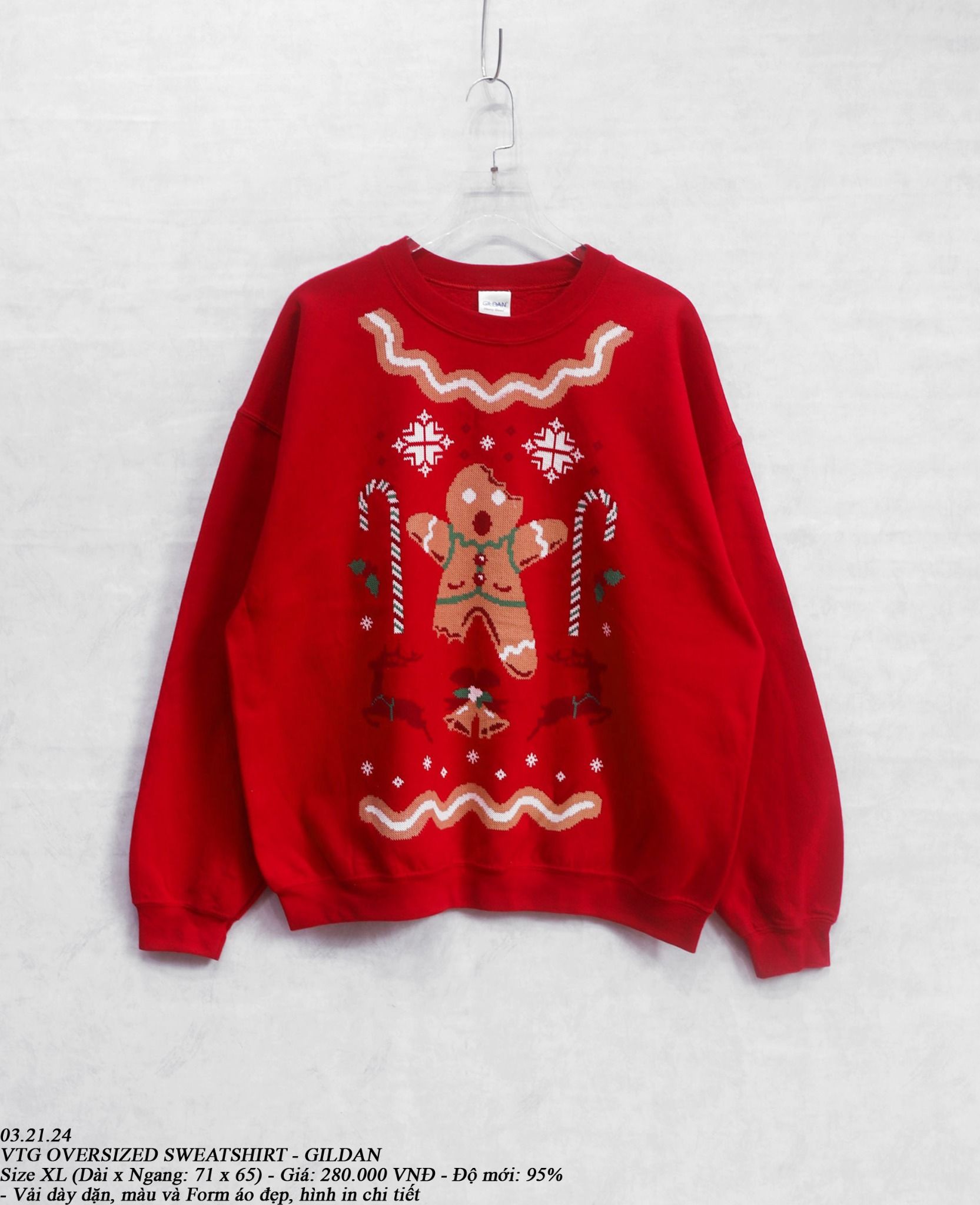  03.21.24 - VTG OVERSIZED SWEATSHIRT - GILDAN 