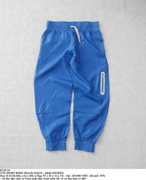  05.05.24 - VTG SPORT WIND TRACK PANTS - H&M DIVIDED 