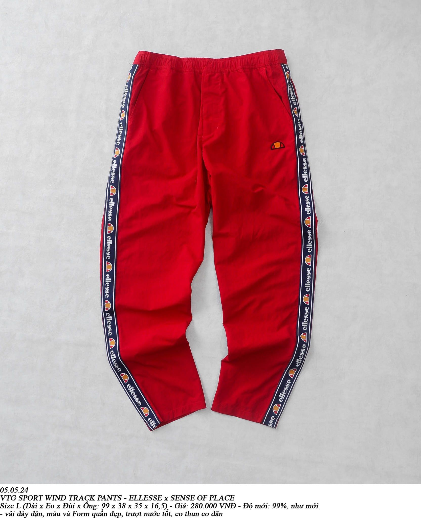  05.05.24 - VTG SPORT WIND TRACK PANTS - ELLESSE X SENSE OF PLACE 