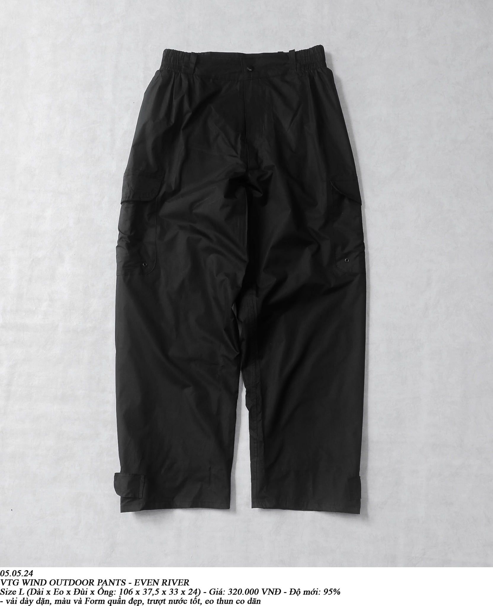  05.05.24 - VTG WIND OUTDOOR PANTS - EVEN RIVER 