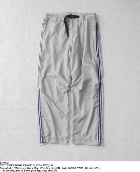  05.05.24 - VTG SPORT WIND TRACK PANTS - UNIQLO 