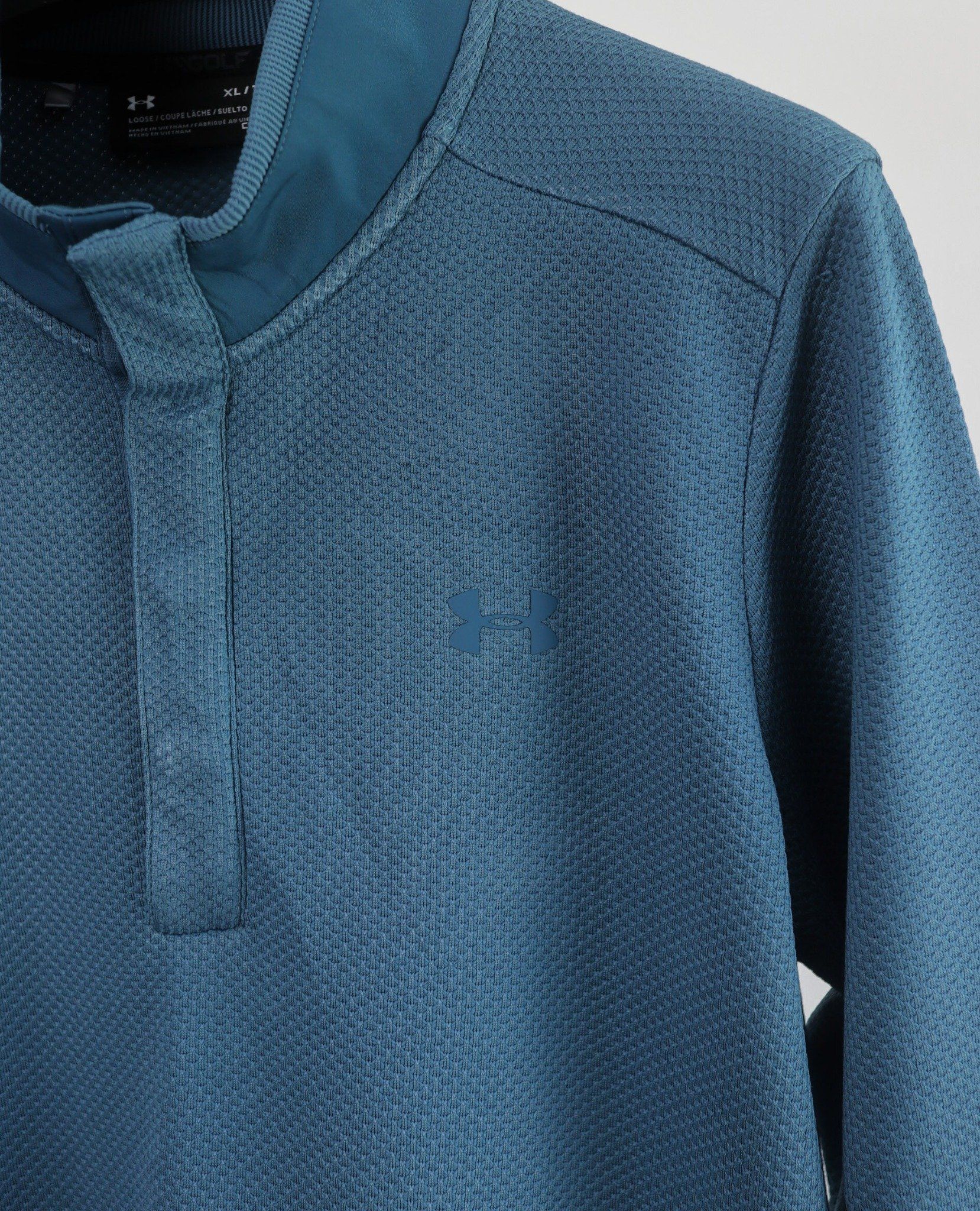  07.11.23 - VTG LONGSLEEVE POLO SHIRT - UNDER ARMOUR GOLF 