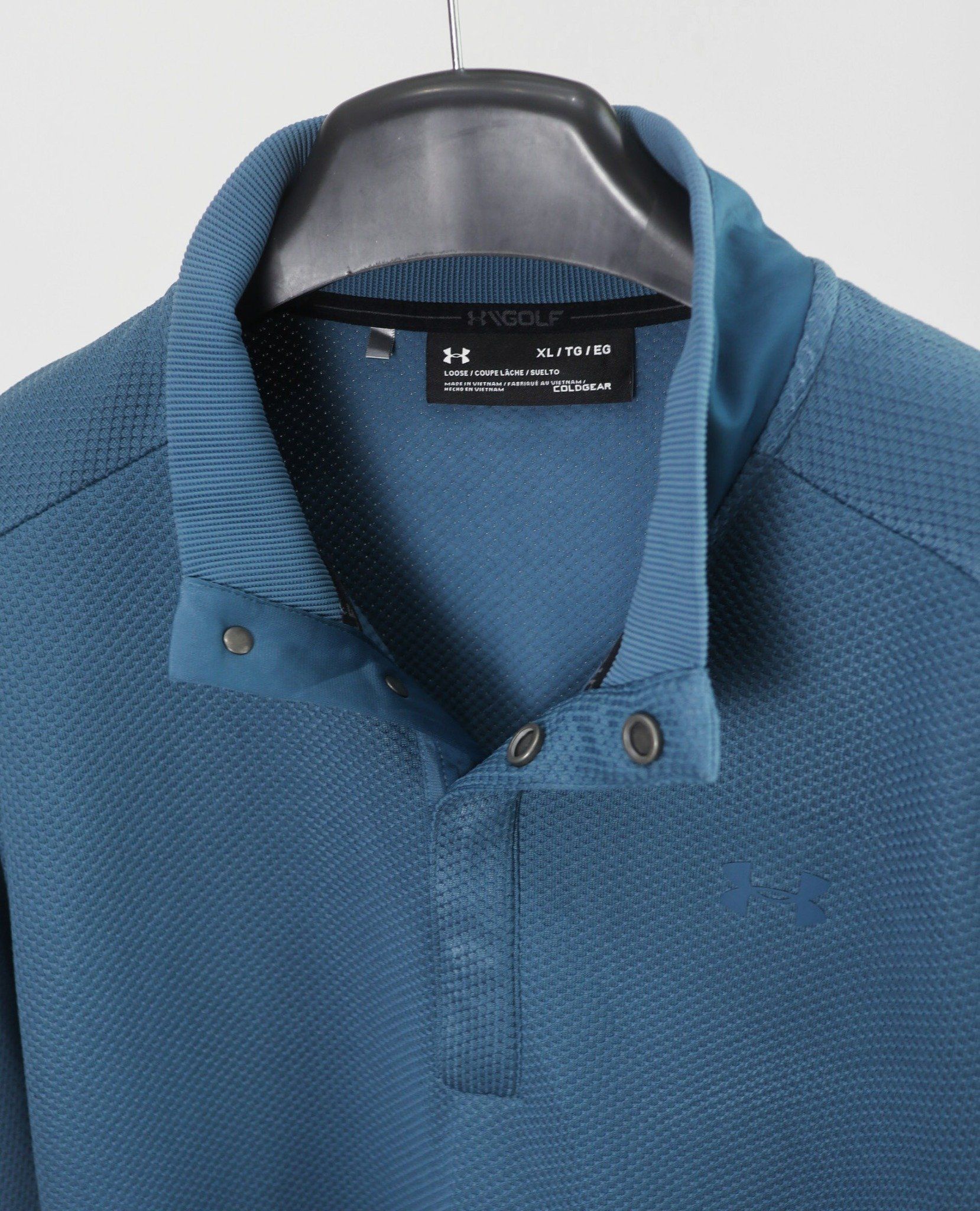  07.11.23 - VTG LONGSLEEVE POLO SHIRT - UNDER ARMOUR GOLF 