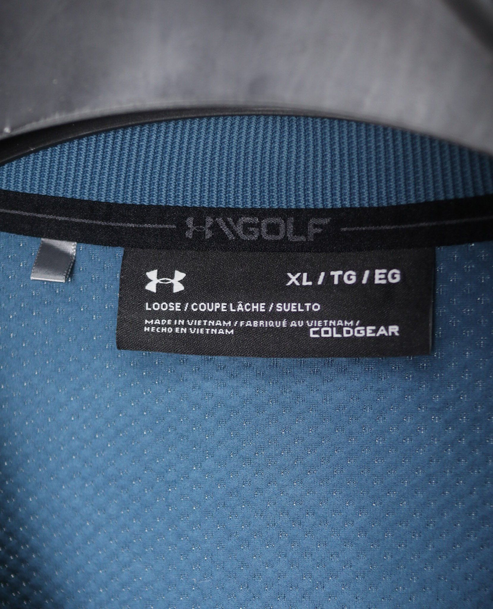  07.11.23 - VTG LONGSLEEVE POLO SHIRT - UNDER ARMOUR GOLF 