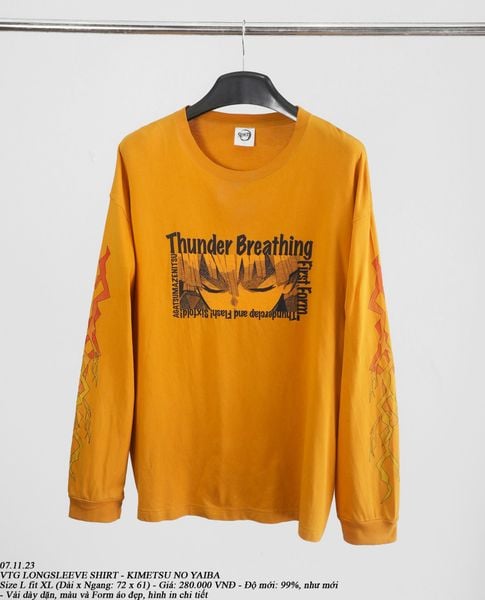  07.11.23 - VTG LONGSLEEVE SHIRT - KIMETSU NO YAIBA 