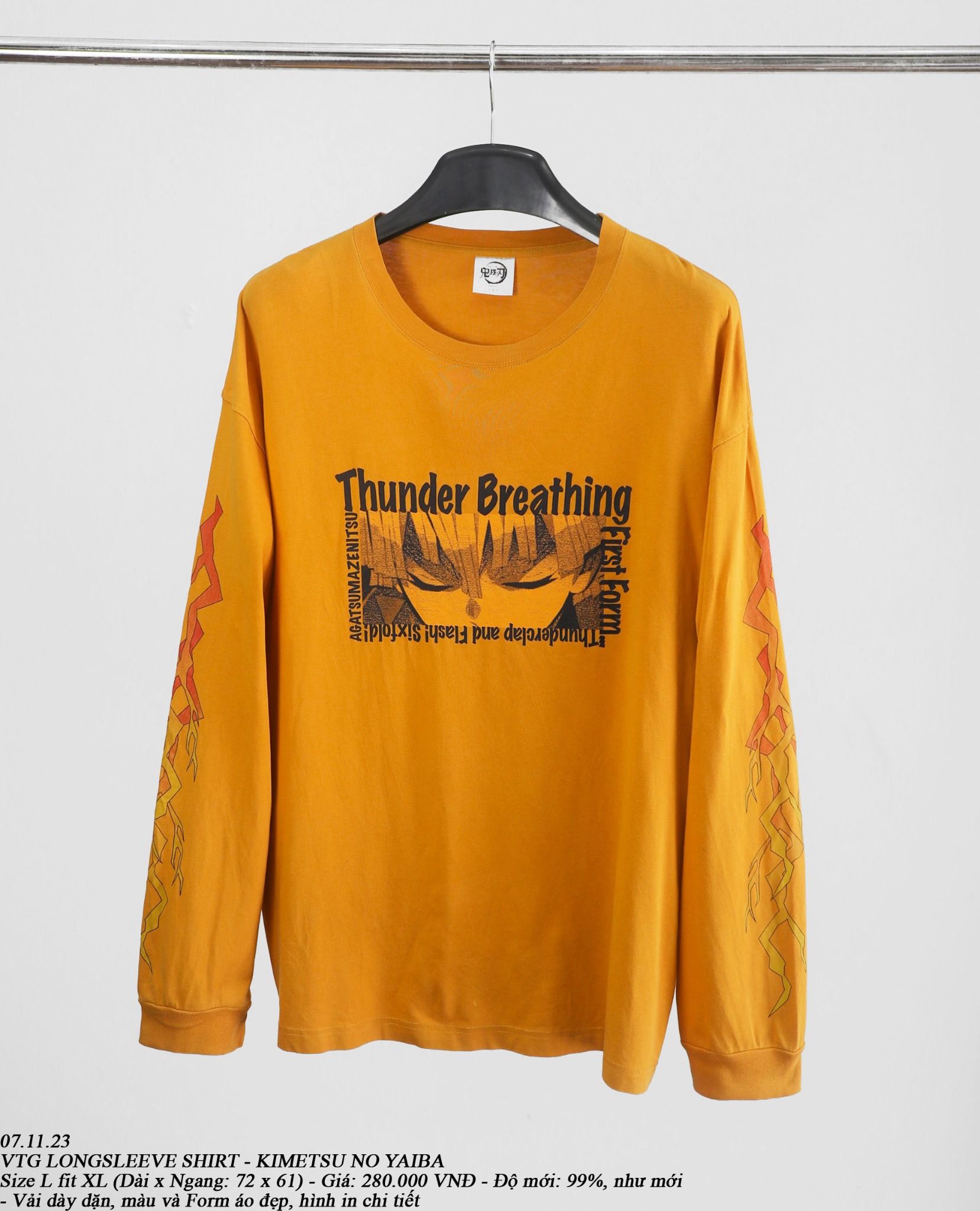  07.11.23 - VTG LONGSLEEVE SHIRT - KIMETSU NO YAIBA 