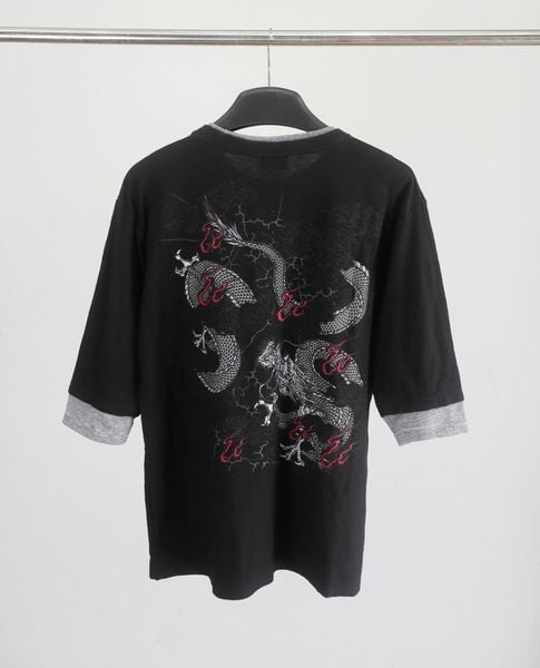  07.11.23 - VTG LONGSLEEVE POLO SHIRT - BULLET NOISE 