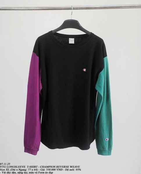  07.11.23 - VTG LONGSLEEVE SHIRT - CHAMPION REVERSE WEAVE 