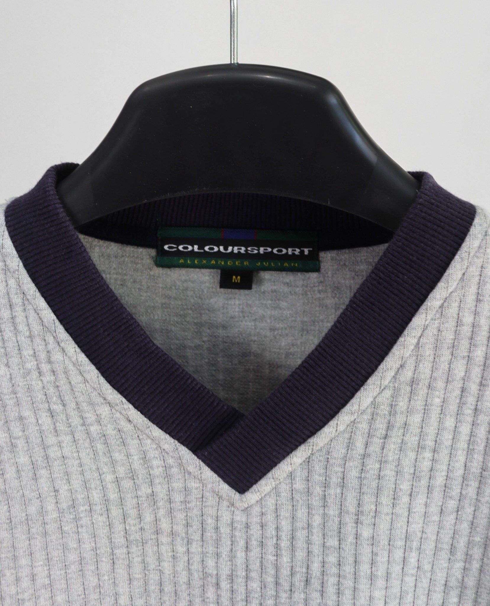  07.11.23 - VTG KNIT LONGSLEEVE SHIRT - COLOUR SPORT ALEXANDER JULIAN 