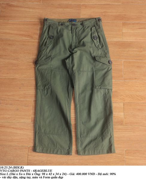  10.23.24 - VTG CARGO PANTS - 6RAGEBLUE 