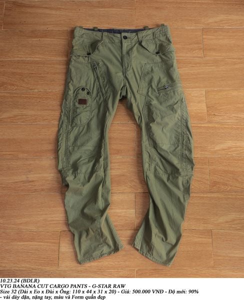  10.23.24 - VTG BANANA CUT CARGO PANTS - G-STAR RAW 